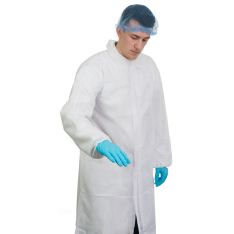 Supertouch Velcro Non-Woven Coats With Elasticated Cuffs