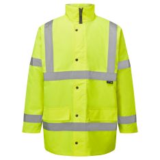 Supertouch Hi Vis Yellow Standard Parka