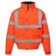 Supertouch Hi Vis Orange Standard Storm Bomber Jacket
