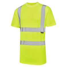 Supertouch Hi Vis Yellow Bird Eye T-Shirt