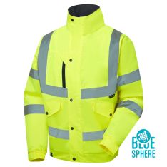 Hi Vis Eco Yellow Bomber Jacket