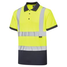 Supertouch Hi-Vis 2 Tone Yellow Polo Shirt