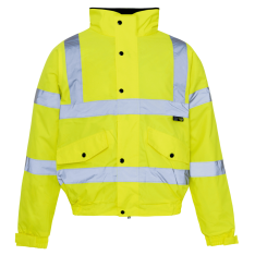 Supertouch Hi Vis Yellow Standard Storm Bomber Jacket