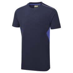 System Eco Work Navy/Royal Blue T-Shirt