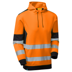 System Hi-Vis Eco Insulated Orange/Navy Hoodie