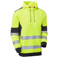 System Hi-Vis Eco Insulated Yellow/Navy Hoodie