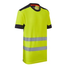System Hi-Vis Eco CottonCool Yellow T-Shirt