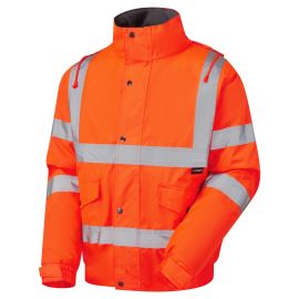 Supertouch Hi Vis Orange Standard Storm Bomber Jacket