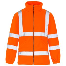 Supertouch Hi Vis Orange Fleece Jacket