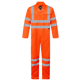 Supertouch Hi Vis Orange Coverall