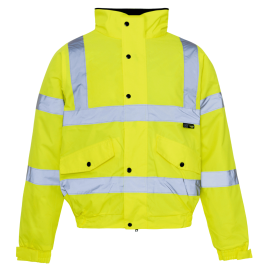 Supertouch Hi Vis Yellow Standard Storm Bomber Jacket